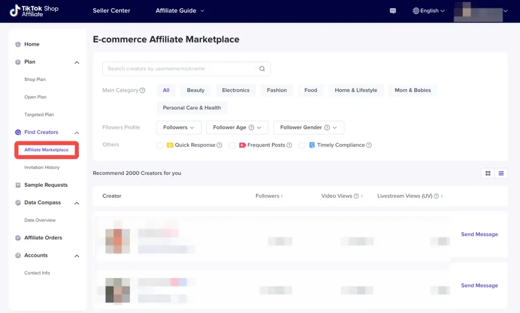 5. Tiếp thị liên kết (TikTok Affiliate)