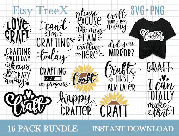 best digital products to sell on etsy SVG Files for Crafters