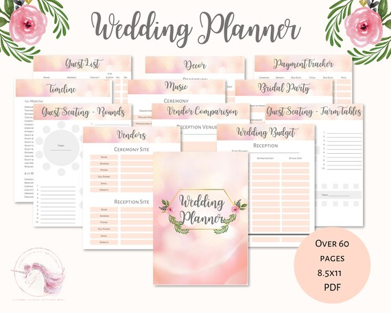 Wedding Planner Printables