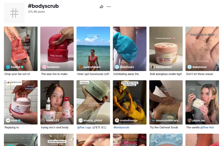 1. Body Scrubs