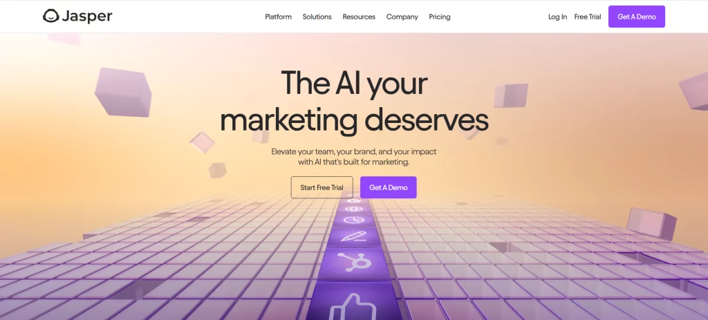 AI that’s built for marketing – Jasper