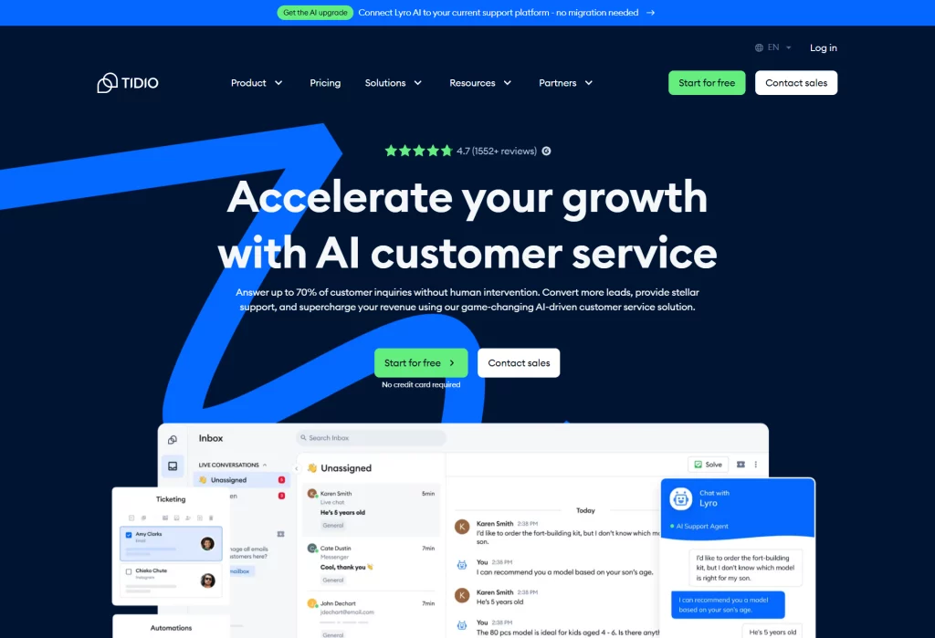 Accelerate Your Growth With Tidio AI Tool for Dropshipping