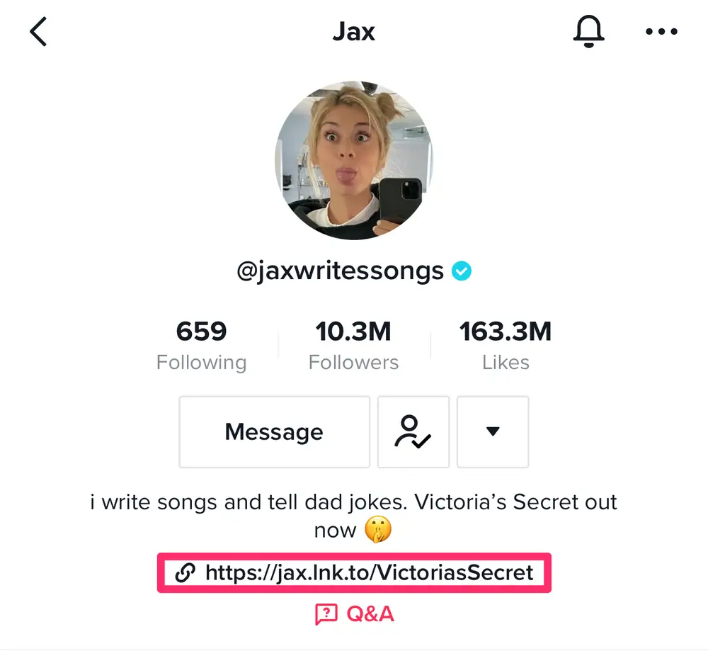 Add A Link To Your TikTok Bio