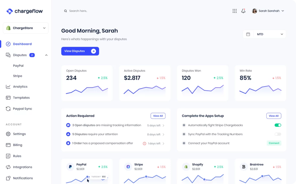 Chargeflow Dropshipping AI Tool