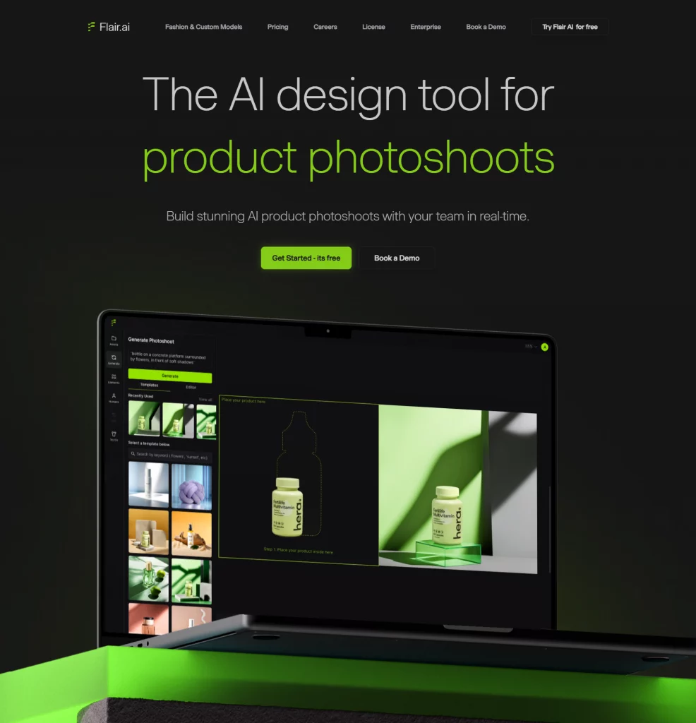 flair.ai - the AI design tool for product photography