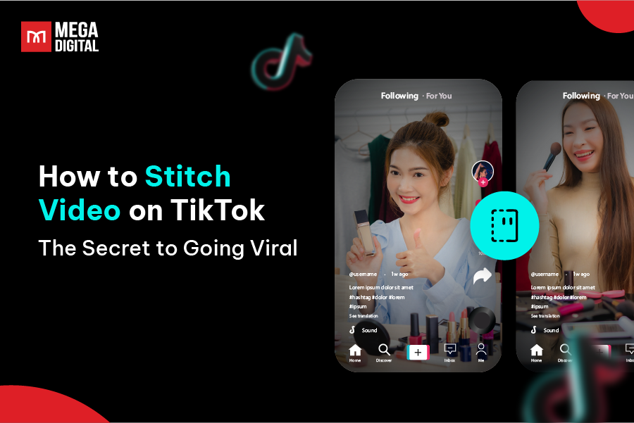 how to stitch video on tiktok