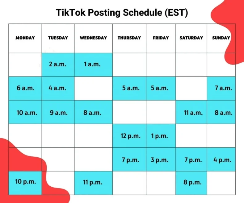 1. Determine Your TikTok Posting Frequency
