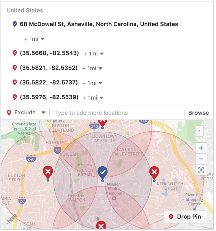 How Location Targeting Works on Facebook Ads