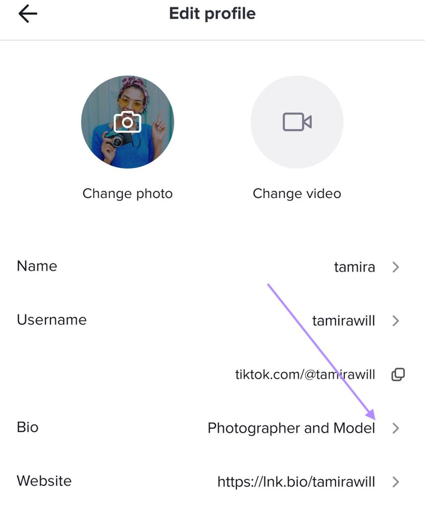 How To Edit Your TikTok Bio