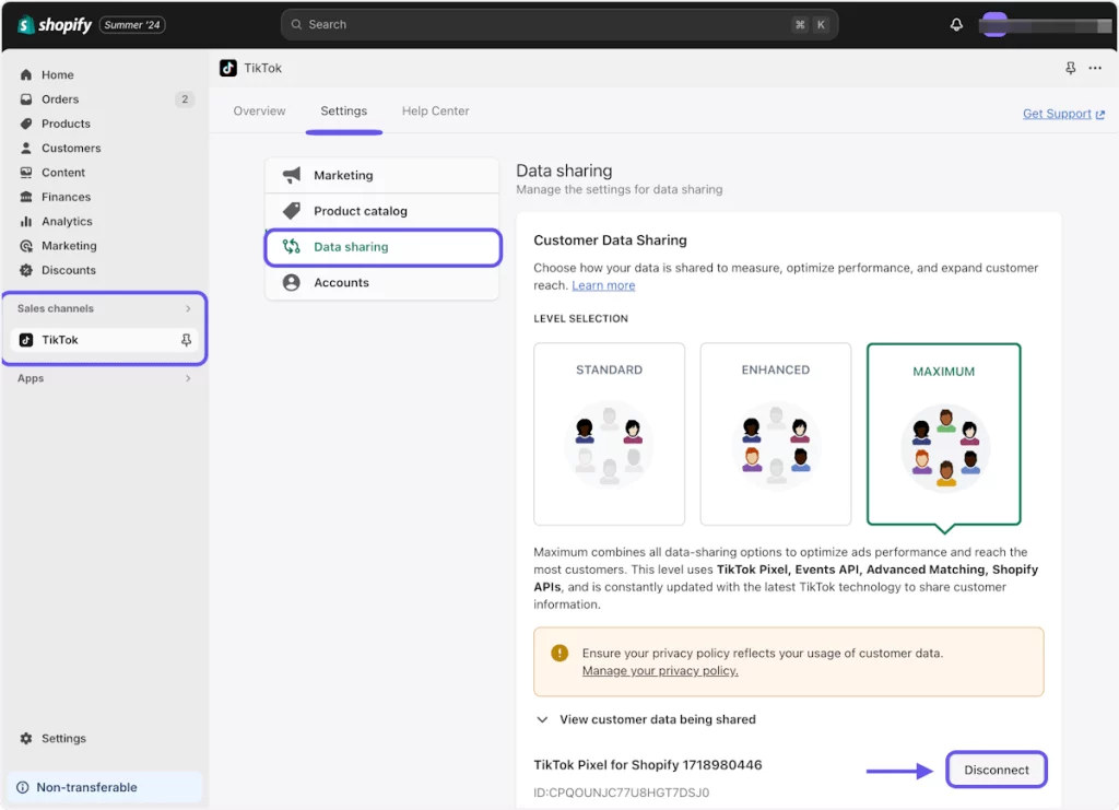 How to Uninstall TikTok Pixel from Shopify?