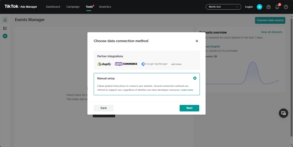 Method 2. Manual Setup