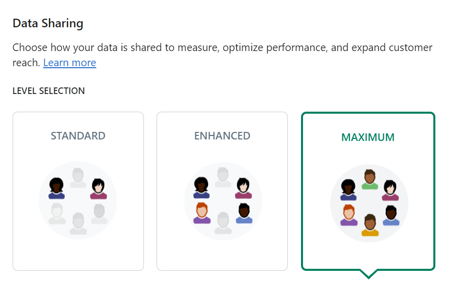 Step 4. Choose Your Data Sharing Level