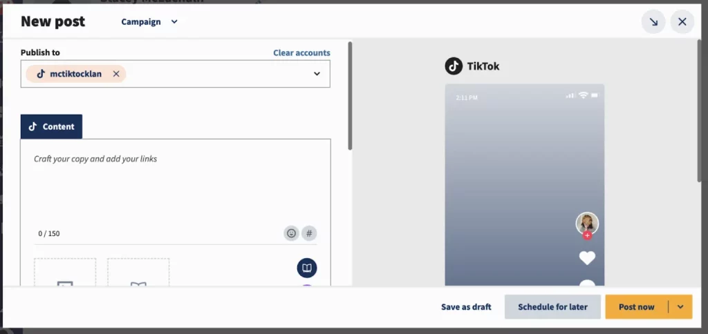 3. Upload Content