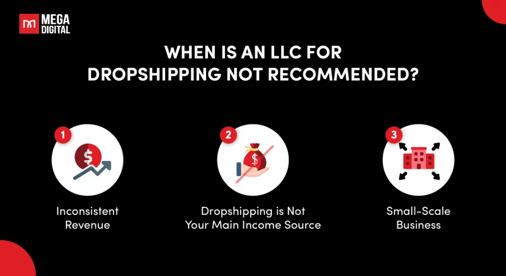 When is an LLC for Dropshipping Not Recommended