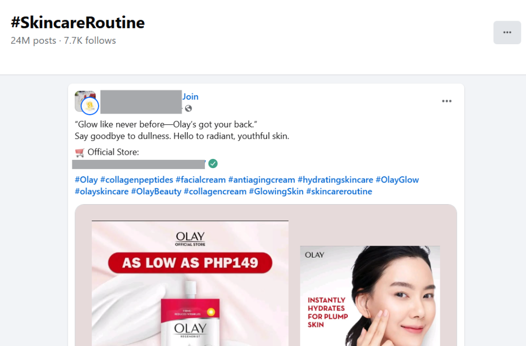 1. Beauty Hashtags