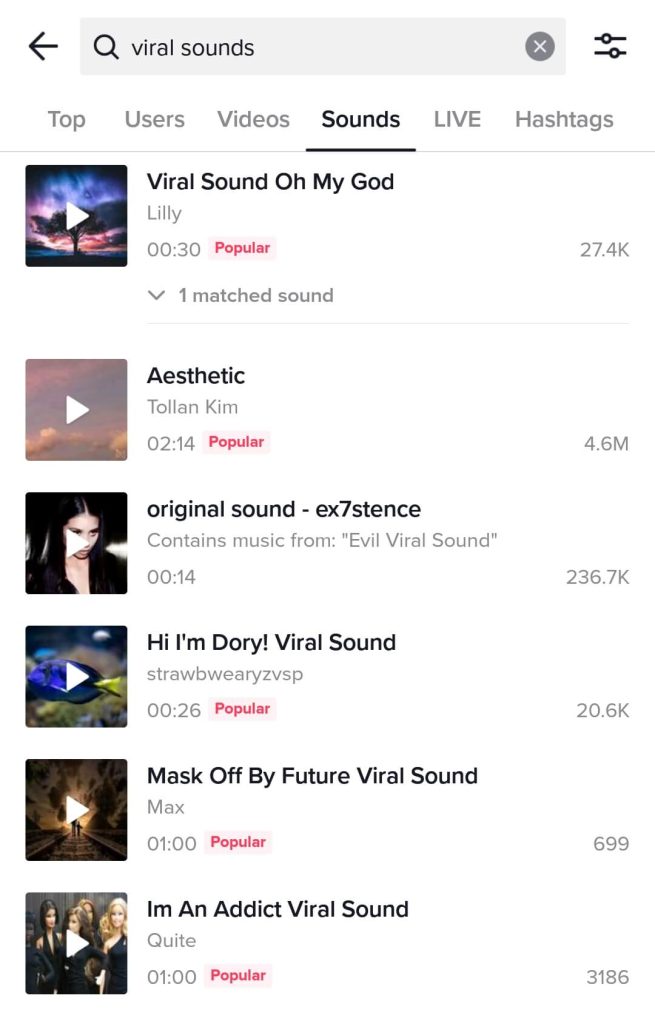 1. Use TikTok’s Search Bar