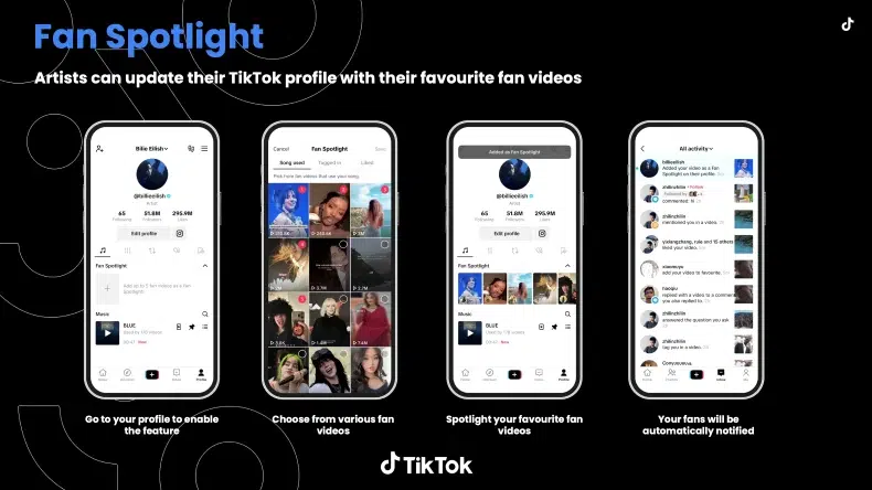 5. Feature Fan Content with Fan Spotlight