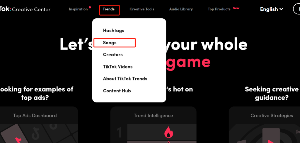 7. Explore TikTok’s Creative Center