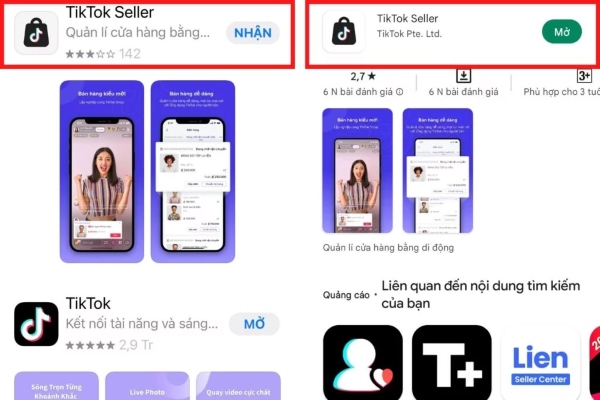 Đăng ký TikTok Seller bằng điện thoại (trên app)