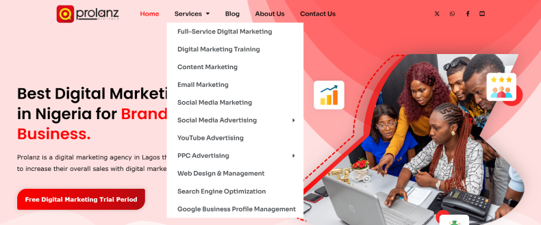 Prolanz Digital - Specializing in Social Media Marketing
