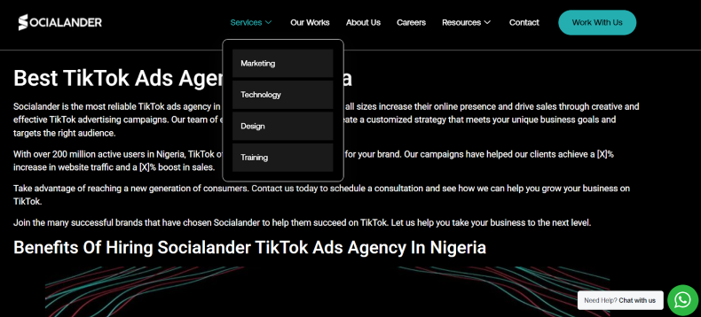 Socialander - Specializing in Social Media Marketing