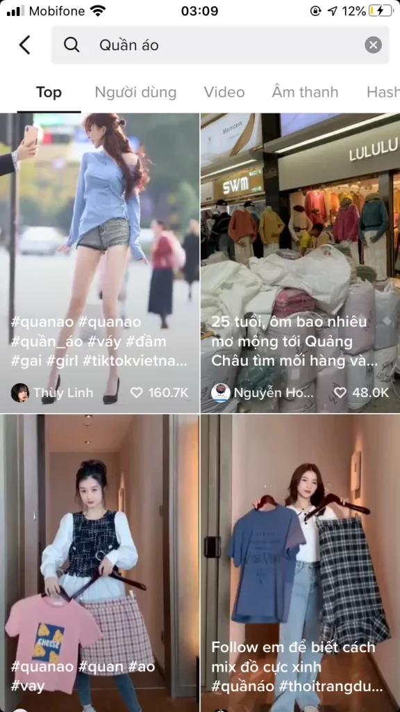 Ưu tiên hình ảnh và video do shop tự sản xuất