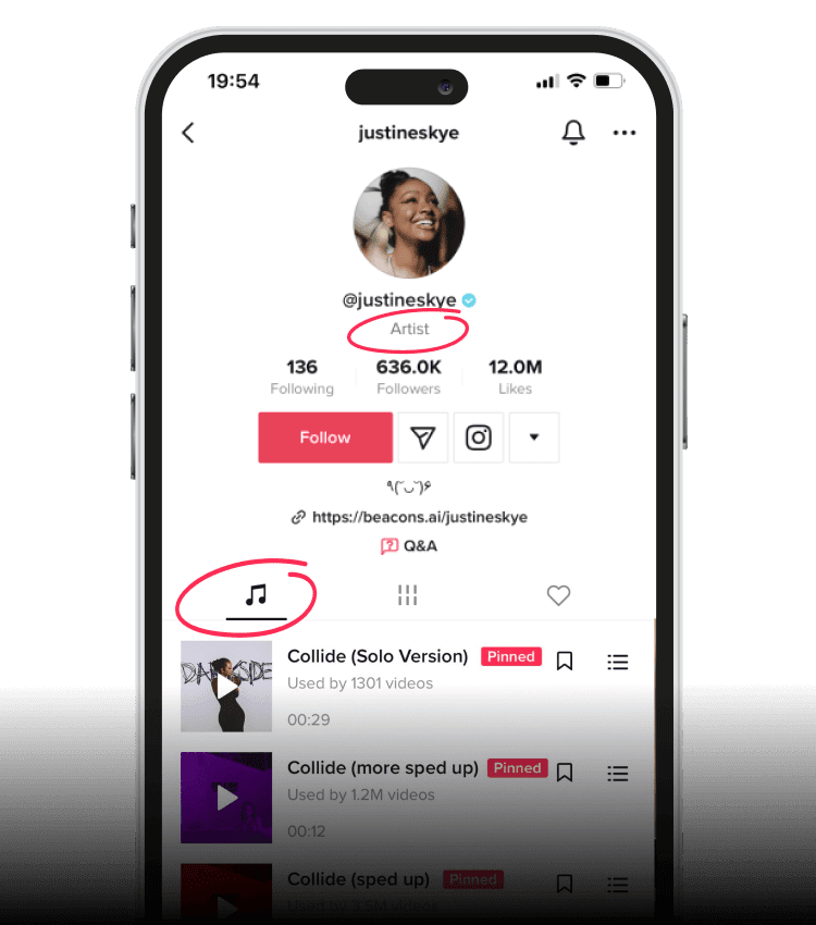 What is a TikTok Artist Account