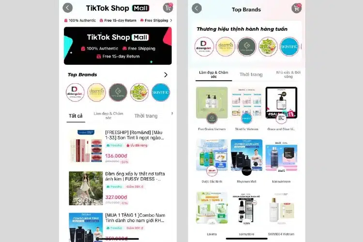 TikTok Shop Mall là gì?