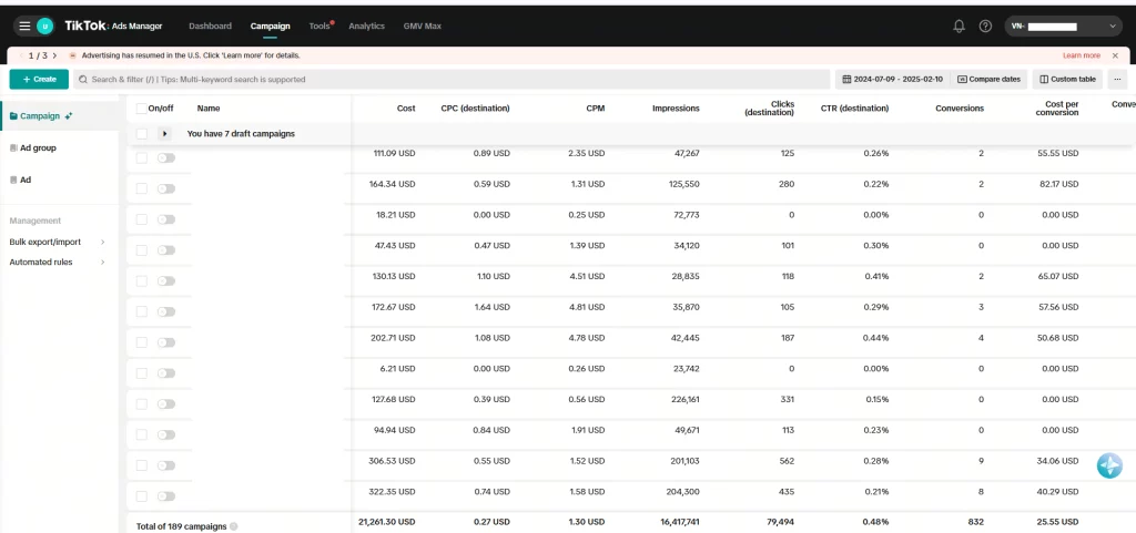 1. Nurture a Well-Structured Ad Account