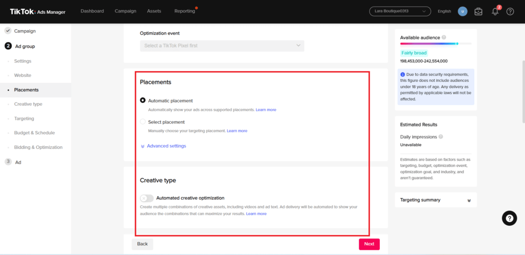 5. Use Automated Placements