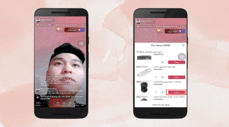 Cách gắn link sản phẩm khi livestream trên TikTok