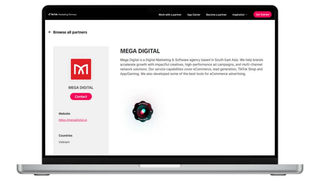 Điều gì đã giúp Mega Digital trở thành TikTok Marketing Partner