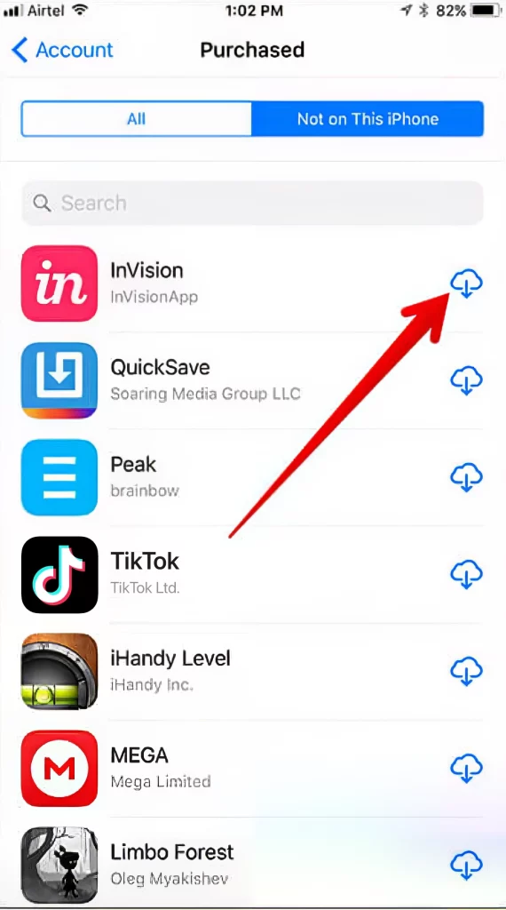 Restore from iCloud