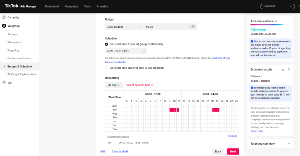 Step 3. Set Up Ad Group Level