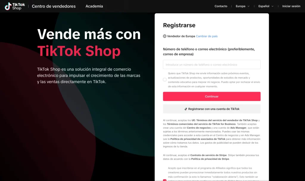Cómo empezar a vender con TikTok Shop Seller Center España