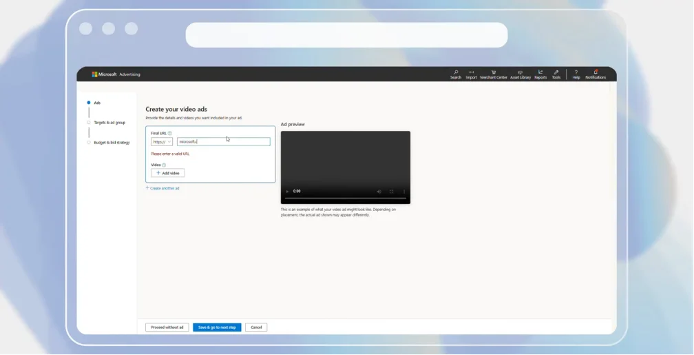 How to Set Up Bing Video Ads