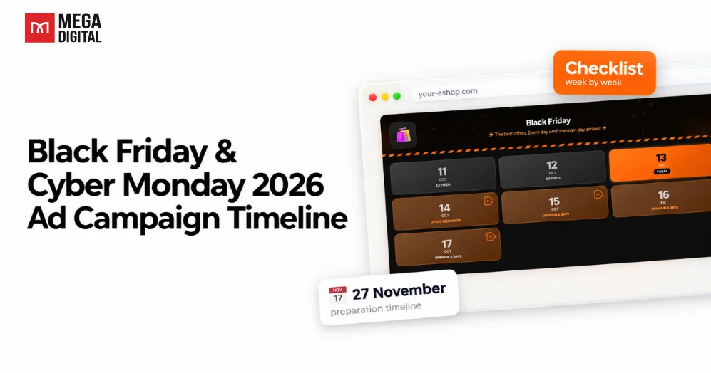 Black Friday & Cyber Monday 2026 Ad Campaign Timeline